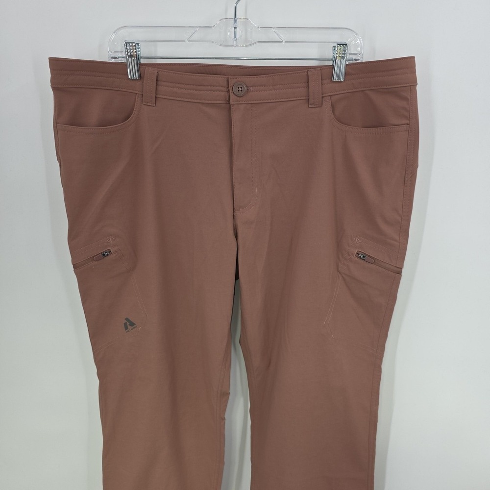 Eddie Bauer Pants Womens 18 Pink First Ascent Cargo Hiking Stretch Nylon Outdoor - Picture 2 of 15